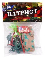 ABtoys PT-00740 Военный набор "Патриот", с тематическими аксессуарами, 9 предметов