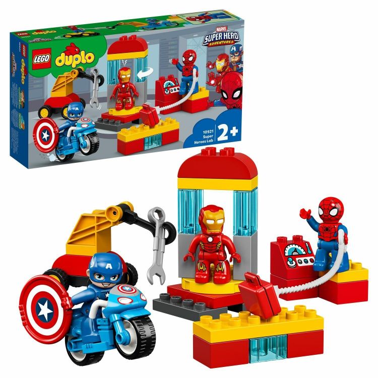 Lego Duplo Super Heroes 10921 Конструктор Лего Дупло Супергерои Лаборатория супергероев, 30 деталей