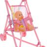 Junfa Toys 20265 Пупс в наборе с прогулочной коляской