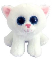 AB toys M0010 Мягкая игрушка Котенок белый, 15 см