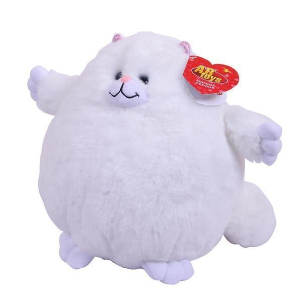 ABtoys M5116 Мягкая игрушка Кошка пушистая, с лапками, 20 см