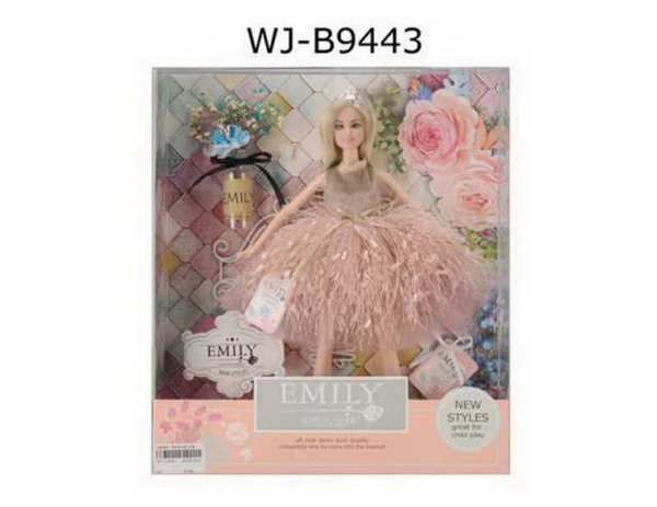 JUNFA QJ077B Кукла "Эмили. Розовая серия" с аксессуарами, 30см