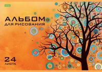 Hatber 067269 Альбом для рисования Hatber ECO Дерево жизни 24 листа, А4