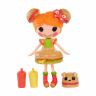  Lalaloopsy Mini 533085 Кукла Лалалупси Мини Вкусная коллекция Бургер