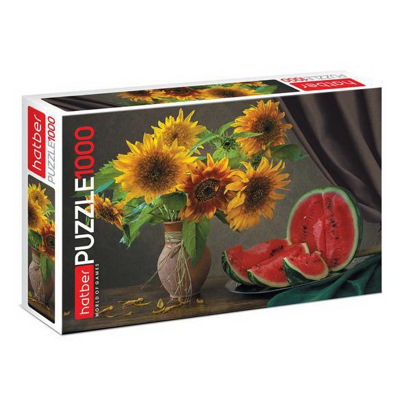 Hatber 1000ПЗ2-18992 ПАЗЛЫ 1000 элементов А2ф 680х480мм Солнечный букет