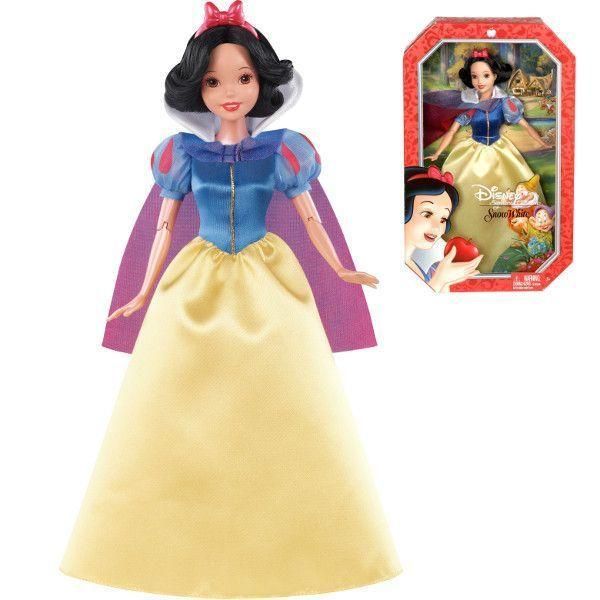 Mattel BDJ29 Коллекционная кукла принцесса Диснея Белоснежка (SnowWhite), 28 см