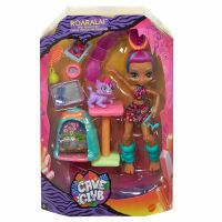 Mattel GNL95 Cave Club® Игровой набор с куклой Роралай и саблезубым котенком