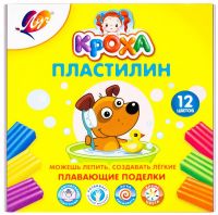 ЛУЧ 29С1769-08 Пластилин ЛУЧ Кроха 12 цветов, плавающий