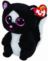TY 36155 Beanie Boo's Мягкая игрушка Скунс Flora, 15 см