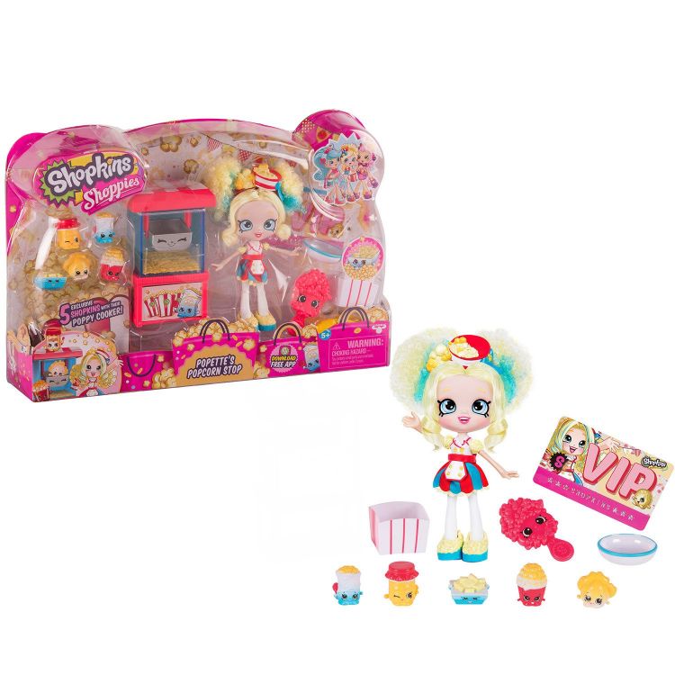 Moose 56339 Shopkins S5 Игровой набор Лавка попкорна Попетт