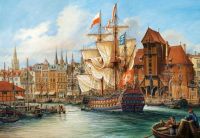 Пазл Castorland 1000 деталей Старый Гданьск, средний размер элементов 1,9?1,7 см