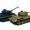 ABtoys C-00135 (508-T) Танковый бой на радиоуправлении, в наборе 2 танка - Т-34 и "Тигр"