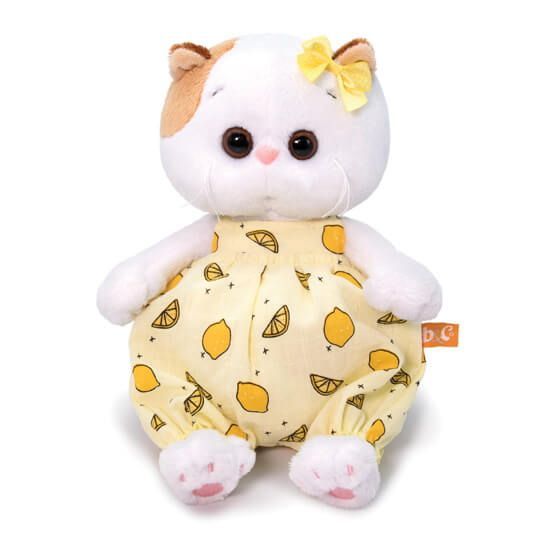 BUDI BASA LB-052 Мягкая игрушка BUDI BASA Кошка Ли-Ли BABY в песочнике с лимонами