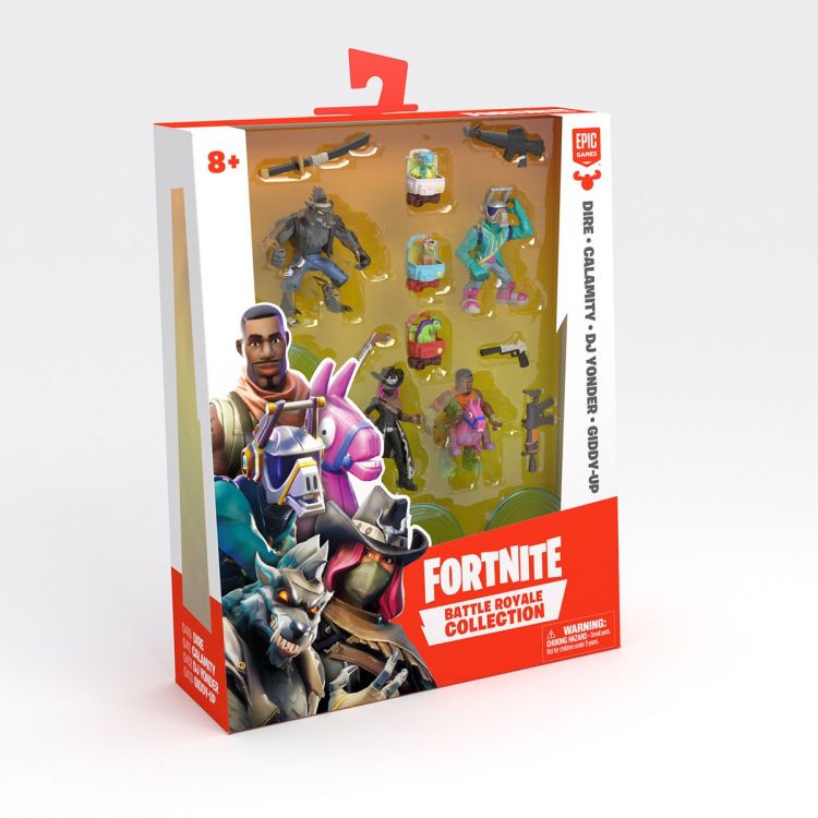 Moose 63520 Fortnite Набор фигурок с аксессуарами W2, 4 штуки