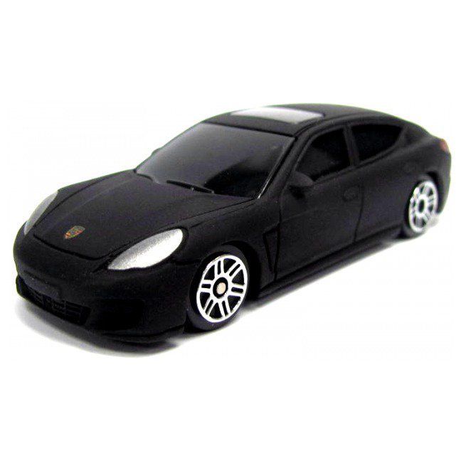 RMZ City 344018SM Машина металлическая Porsche Panamera, 1:64, цвет черный матовый 
