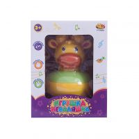 ABtoys PT-00668 Неваляшка Коровка, 17 см