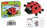 PAULINDA 150102-2 Самоклеющаяся мозаика 3D "Божья коровка", более 100 деталей