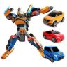 Tobot 301006 Робот-трансформер Тобот TRITAN, собирается из 3-х машинок, с наклейками и карточками