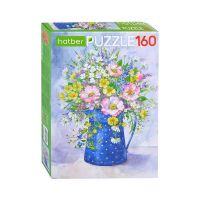 Hatber 160ПЗ4-19546 Пазл "Эко" Акварельный букет, 160 элементов