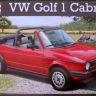 Revell 07071 Сборная модель Автомобиль VW Golf 1, кабриолет, 1:24