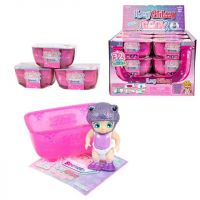 HEADSTART 78057-0436 Baby Secrets, коллекционная куколка в ванной, серии Itzy Glitzy, 12 шт. в ассортименте + 1 редкий, 18 шт. в дисплее.