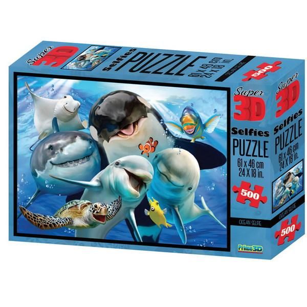 Prime 3D 10059-SBM Пазл 3D 500 Селфи в океане