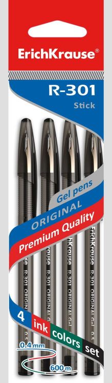 ErichKrause 46798ЕК Ручка ErichKrause R-301 Original Gel Stick гелевая ErichKrause 46798ЕК Ручка ErichKrause R-301 Original Gel Stick гелевая