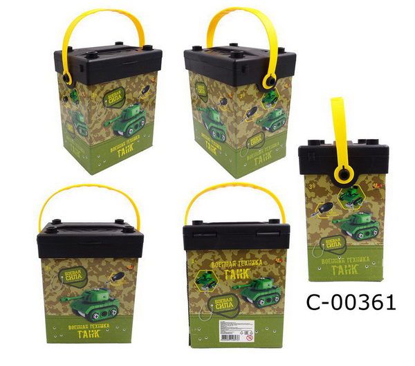 ABtoys C-00361 Танк-конструктор, серия "Боевая сила".