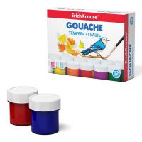 ErichKrause 50537ЕК Краски ErichKrause Гуашь 12 цветов