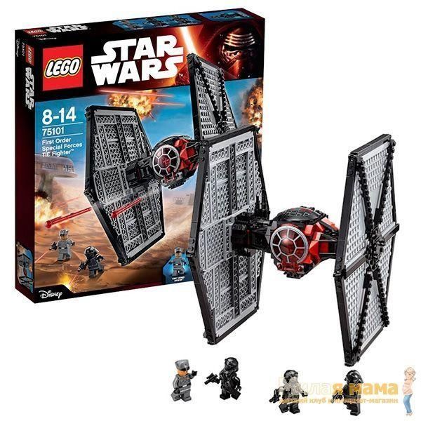 Lego Star Wars 75101 Конструктор Лего Звездные Войны Истребитель особых войск Первого Ордена, 517 деталей