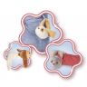 IMC Toys 95489 Мягкая игрушка Кролик Bunnies с магнитами, 9,5 см