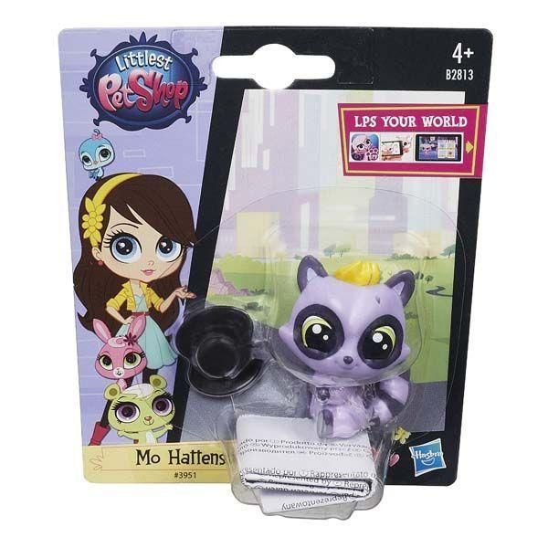 Hasbro B2813 Зверюшка LPS Енот Mo Hattenson (#3951)