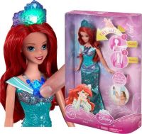 Mattel BDJ25 Кукла Disney Princess Ослепительные принцессы, русалочка Ариэль, 28 см