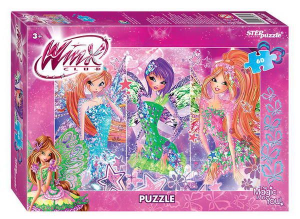 Степ пазл 81161 Пазл Винкс "Winx - 2" (Rainbow), 60 деталей