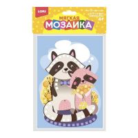 LORI Кэ-018 Набор для творчества LORI Мягкая мозаика. Малый набор Енотики