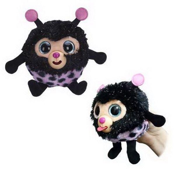 Solmar Т10351 Мягкая игрушка Дразнюка-Zoo божья коровка, показывает язык ,13 см
