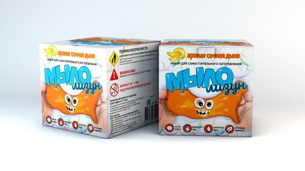 ПК ВИСМА 836пл Набор Сделай своими руками Мыло-лизун "Сочная дыня"