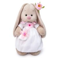 BUDI BASA StS-308 Мягкая игрушка BUDI BASA Зайка Ми в платье с сумочкой (малый) 25 см