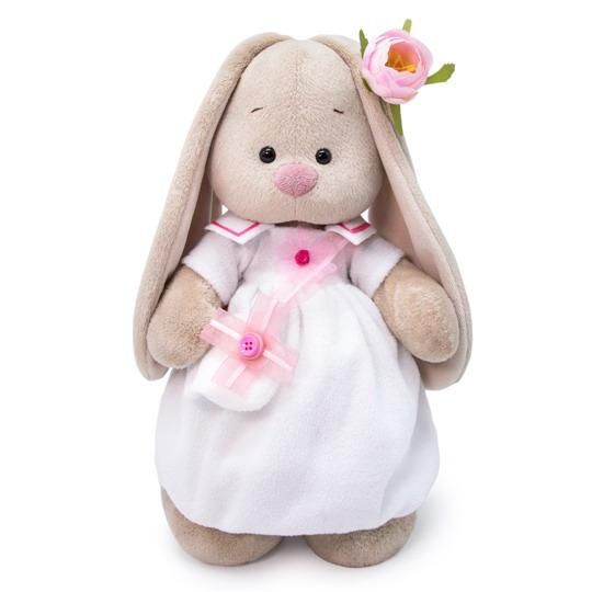 BUDI BASA StS-308 Мягкая игрушка BUDI BASA Зайка Ми в платье с сумочкой (малый) 25 см