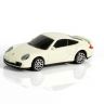RMZ City 344019S Машина металлическая Porsche 911 Turbo, 1:64, цвет белый/красный