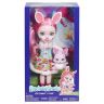 Mattel FRH52 Энчантималс Большая кукла с любимой зверюшкой Бри Кроля, 32 см