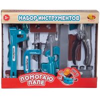 ABtoys (АБтойс) PT-01541/2 Игровой набор ABtoys Помогаю Папе Инструменты с топором, в коробке