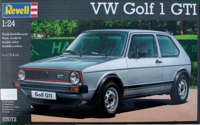 Revell 07072 Сборная модель Автомобиль VW Golf 1 GTI, 1:24