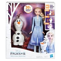 Hasbro E5508 Кукла Принцесса Дисней Холодное сердце 2 Эльза и говорящий Олаф