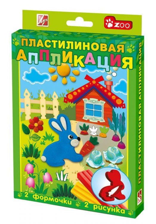 Набор Пластилиновая аппликация.Зайчик
