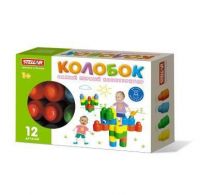 Конструктор Колобок (12 деталей), коробка