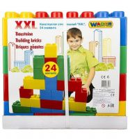 Полесье П-37503 Конструктор строительный "XXL", 24 элемента