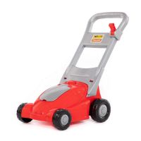 Полесье 41593 Игрушка-каталка Газонокосилка №2, со звуковым сигналом, красная