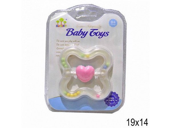 TM Kids group SL84801-37 Погремушка. Сердце (блистер)