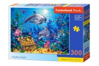 Castorland В-030149 Пазл Семья дельфинов, 300 деталей